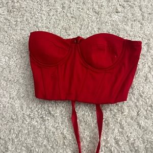 Corset Top with lace back